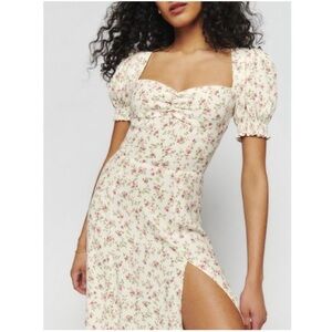 Reformation Lacey Floral Midi-Dress Size 8